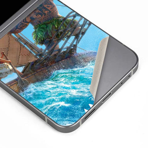 Disney Princess Moana Movie Poster Galaxy Z Flip6 Skin